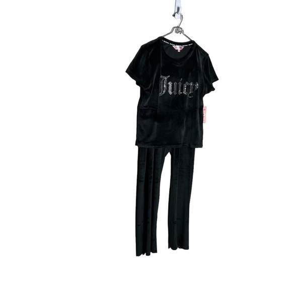 Juicy Couture Y2K Rhinestones Vetvet Fleece Lounge set - Picture 4 of 8